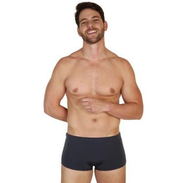 Imagem de Sunga boxer masculina tradicional cordão ajustável e friso lateral mod