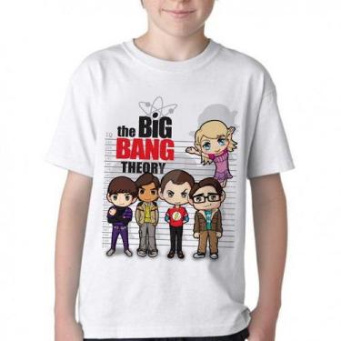 Imagem de Camiseta Infantil ou adulto The Big Bang Theory  Blusa Criança todos t