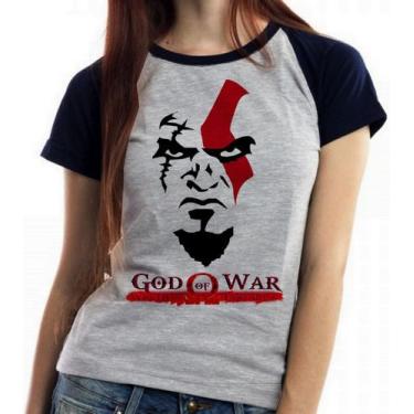 Imagem de Baby look blusa feminina ou Camiseta unissex  God of War - Empório Dut
