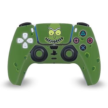 Imagem de Head Case Designs Officially Licensed Rick And Morty Pickle Rick Graphics Vinyl Faceplate Sticker Gaming Skin Decal Cover Compatible With Sony PlayStation 5 PS5 DualSense Controller