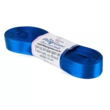 Imagem de Fita de Cetim Progresso 15mm nº3 - 10m Cor 276 Azul Pavão - 01 unidade