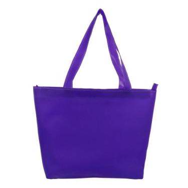 Imagem de Bolsa Sacola Moda Praia Academia Varias Cores - MV, Roxo
