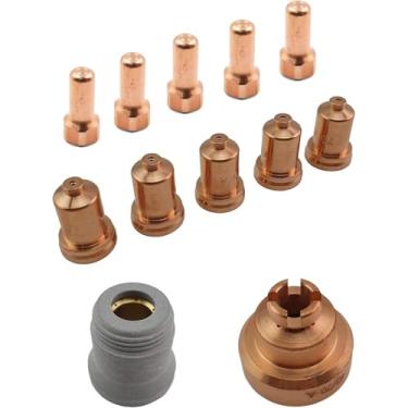 Imagem de Theia Plasma | Eletrodo de ponta PT80 consumível de corte a plasma compatível com PowerPlasma 80S/82i IPT/IP80 (50~60A 12kit)