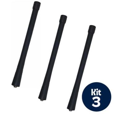 Imagem de KIT 3X Antena Heliflex para Rádio Comunicador Motorola EP/DEP450
