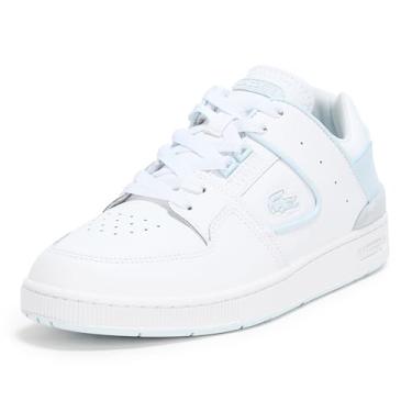 Imagem de Lacoste Tênis feminino Court Cage, Branco/Azul claro, 40
