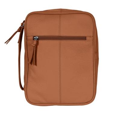 Imagem de ELIZO Capa de diário de couro de flor integral - A5 Capa de caderno e organizador de agenda, capa de livro, capa de bloco de notas Bullet Journal & Travelers para homens e mulheres - marrom