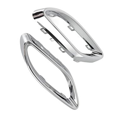 Imagem de MUNEFE Tampa do tubo traseiro de escapamento, capa do tubo do para-choque traseiro, tampa da guarnição do tubo traseiro do silenciador de escapamento, adequada para atualizar o de escapamento do seu carro