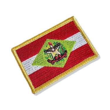 Imagem de BE0168-001 Bandeira Santa Catarina Bordada 7,5x5cm - BR44
