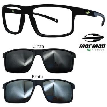 Imagem de Oculos Mormaii 6127 Swap 5 AAS com 2 Clipons - Escolha a Cor, Cinza, P