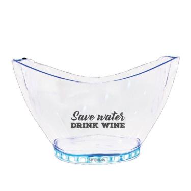 Imagem de Champanheira Com Led Personalizada Dink Wine - Krystalon