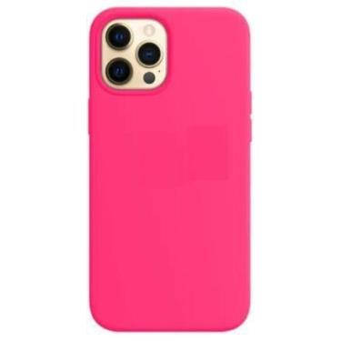 Imagem de Capa Capinha Aveludada Compatível Com Apple iPhone 11 - Genérica, Rosa