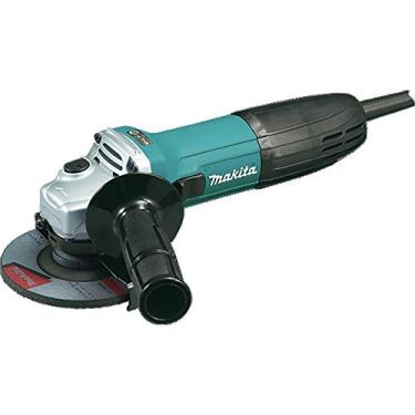 Imagem de Makita Esmerilhadeira angular GA4530X de 4-1/2 polegadas com rodas de esmerilhamento, azul