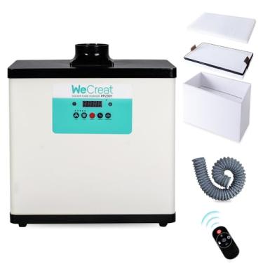 Imagem de WECREAT Extrator de fumaça de solda - Poderoso purificador de fumaça de sucção de 200 W, baixo ruído, taxa de purificação de 99,97% com sistema de filtro de 3 estágios para gravadores a laser e a