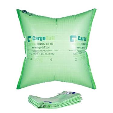 Imagem de IDL Packaging Airbags Dunnage de 122 cm x 122 cm, polipropileno tecido, nível 1 (pacote com 5) - Preencha o vazio em caminhões e remessas intermodais, reutilizável - Solução de segurança de carga para