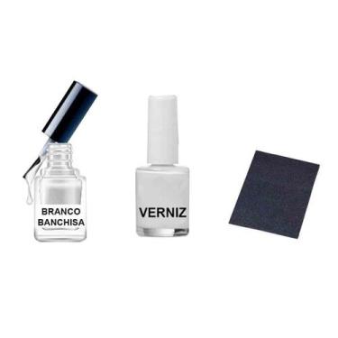 Imagem de Tinta Retoque Tira Risco Carro Fiat - Branco Banchisa - Jhow Adesivos