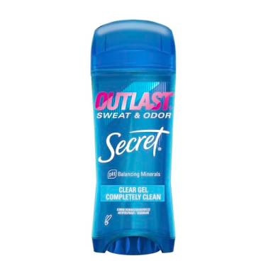 Imagem de Secret Desodorante antitranspirante Outlast Clear Gel para mulheres, completamente limpo, 100 ml