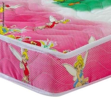 Imagem de Colchão Berço 1 lado Plastificado D18 60x12x130 Fadas - CASA H