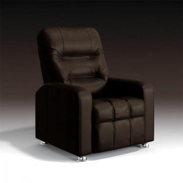 Imagem de Poltrona Do Papai Reclinável Maldivas Corino - Star Confort Marrom