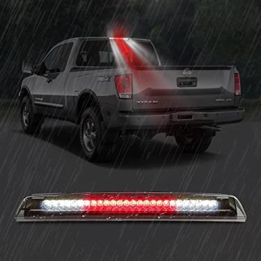 Imagem de Conjunto de luzes de alta montagem, para Nissan Titan 2004 – 2015, Nissan Frontier 2005-2016 Terceiro Centro de carga Reversa, Traseira da Barra de Freio LED Traseira (Mocho)