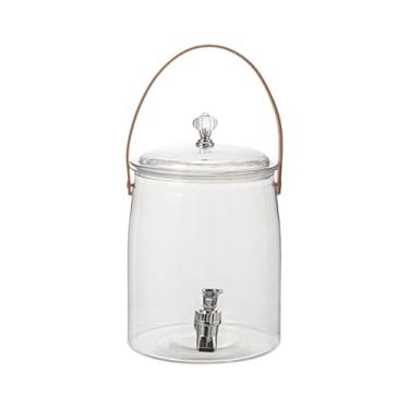 Imagem de YWJLQH Dispensador de bebidas para geladeira, jarra de água fria com equipada, balde de bebidas transparente e de grande capacidade, jarra de, 3.5l