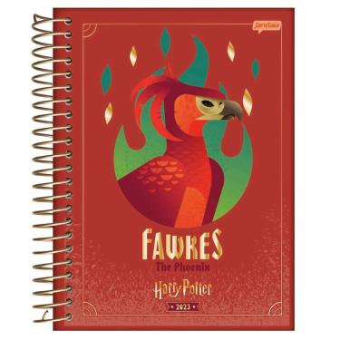Imagem de Caderno Espiral Universitário 12 Matérias 240 Folhas Harry Potter Jandaia Estampa 1