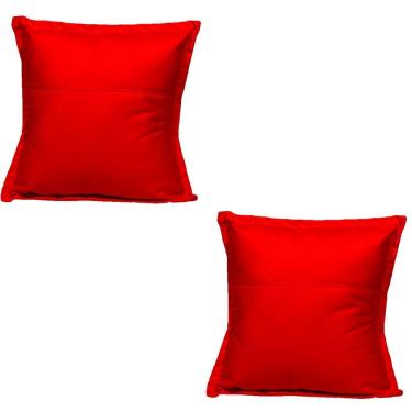 Imagem de Kit 2 Almofadas Decorativa Cheia Fofinha Para Sofá Cadeira Poltrona 42 Cm Suede