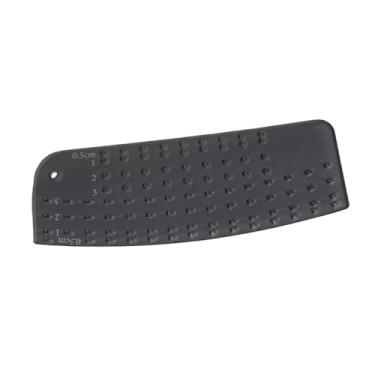 Imagem de Colaxi Guia de régua de bainha quente para tecidos, acessório de costura flexível e acrílico curvo, modelo de quilting, modelo de bainha