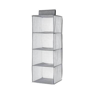 Imagem de Prateleira Dobrável Tnt Com 4 Divisórias Branca Ordene