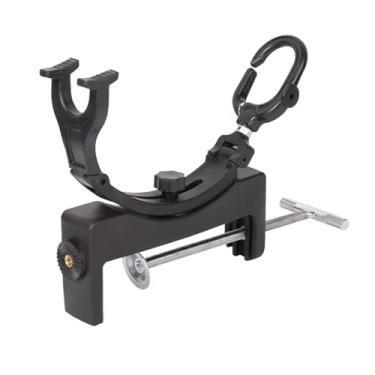 Imagem de Vaveren Suporte para varas de pesca, suporte para varas de pesca, doca resistente, portátil, com clipe, prático, nylon, para canoas, para