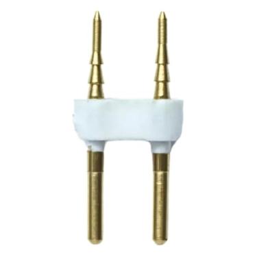 Imagem de Kit 5 Un Pino H Aranha P/Mangueira De Iluminação Led 6mm