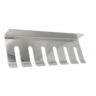 Imagem de Porta Espeto De Parede Em Inox Para 6 Espetos - Plenitude