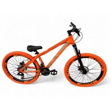 Imagem de Bicicleta Aro 26 Vikingx Tuff Freeride Câmbios Shimano 21v Freio Hidrá