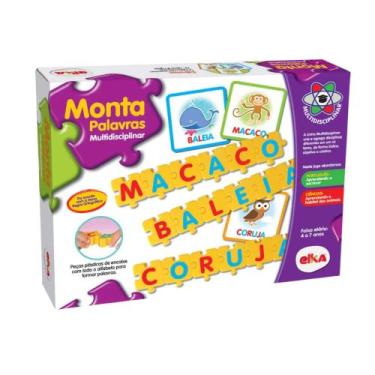 Imagem de Jogo Educativo Monta Palavras Multidisciplinar Elka - 769