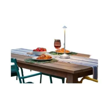 Imagem de Luminária De Mesa LED Recarregável Tipo-C Com Toque Criativa Para Jant