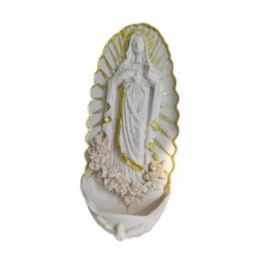 Imagem de YIJU Estátua de fonte de água, suporte de parede, escultura para festa, batismo, festival, quarto, sala de estar, altar