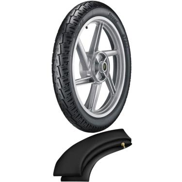Imagem de Kit Pneu Biz 125 Pop 110 C 100 Dream 60/100-17 St300 Dianteiro Vipal + Camara