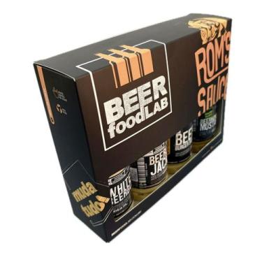 Imagem de Combo 4 Molhos Kit Churrasco Gourmet Rom's Sauce Premium