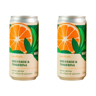 Imagem de Kit 2X: Chá Verde com Tangerina Gaseificado Brazô 269ml