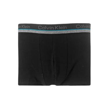 Imagem de Cueca Calvin Klein Low Rise Trunk C12.10 PT00 Trunk Blu Grey Stripe Pr