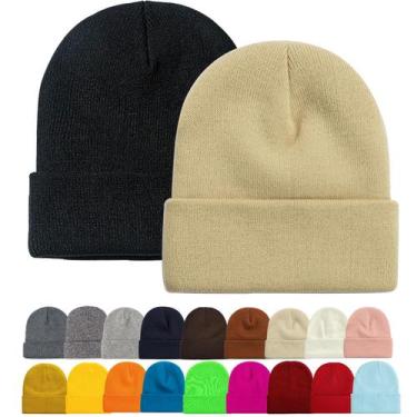 Imagem de Gorro ZOORON, bonés de malha de inverno, chapéu de esqui macio, unisse