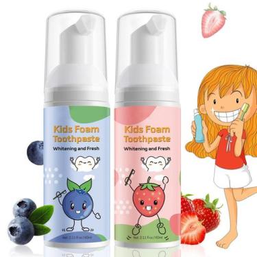Imagem de Creme dental de espuma para crianças VOGSIG Blueberry + Strawberry 60m