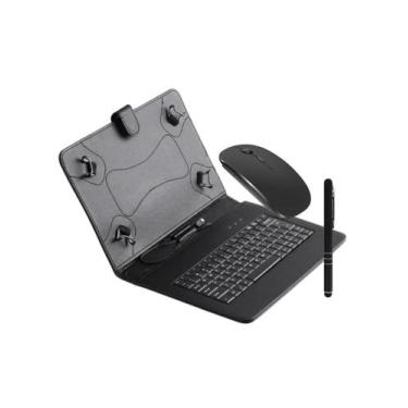 Imagem de Capa Teclado E Mouse + Caneta Para Tablet Galaxy A8 T290 / T295 8 Pole