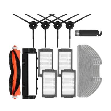 Imagem de Main/Side Brush Hepa Filter Mop Cloths Main Brush Cover Compatible With XiaoMi Mijia Robot Vacuum-Mop Pro / 2 Pro / MJSTS1 Spare Parts(Yellow)