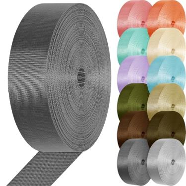 Imagem de Correia de nylon 2,5 cm 3,8 cm Correia de nylon resistente correias planas de escalada para equipamentos internos e externos artesanato faça você mesmo cinto de reparo acampamento caminhadas esportes