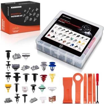 Imagem de A-Premium Kit de clipe de retentor de carro de 270 peças (23 tipos) compatível com Chevrolet Camaro 2016-2024, painel de acabamento de porta de para-choque, conjunto de substituição de fixador de