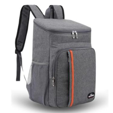 Imagem de Mochila Cooler Térmica Impermeavel para Viagem, Marmita, Bebidas 18 Litros - Passeios, Praia, Viagem