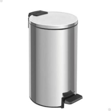 Imagem de Lixeira Aço Inox 5 Litros Tramontina Loop Cor Prateado - LIXTRLOOP5LIN