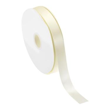 Imagem de PATIKIL Fita de cetim sólida de 1,27 cm x 60 metros, rolo de fita de tecido de poliéster face única para embrulho de presente, casamento, aniversário, buquê, laços de cabelo, decoração DIY, bege