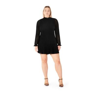 Imagem de City Chic Vestido feminino plus size - Solana, Preto, 50