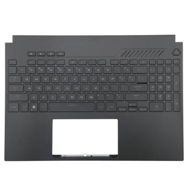Imagem de BestParts Apoio para as mãos com teclado retroiluminado RGB para ASUS TUF Gaming A16 Advantage Edition (2023) FA617 FA617NS FA617NT FA617XS FA617XT, layout inglês dos EUA, preto